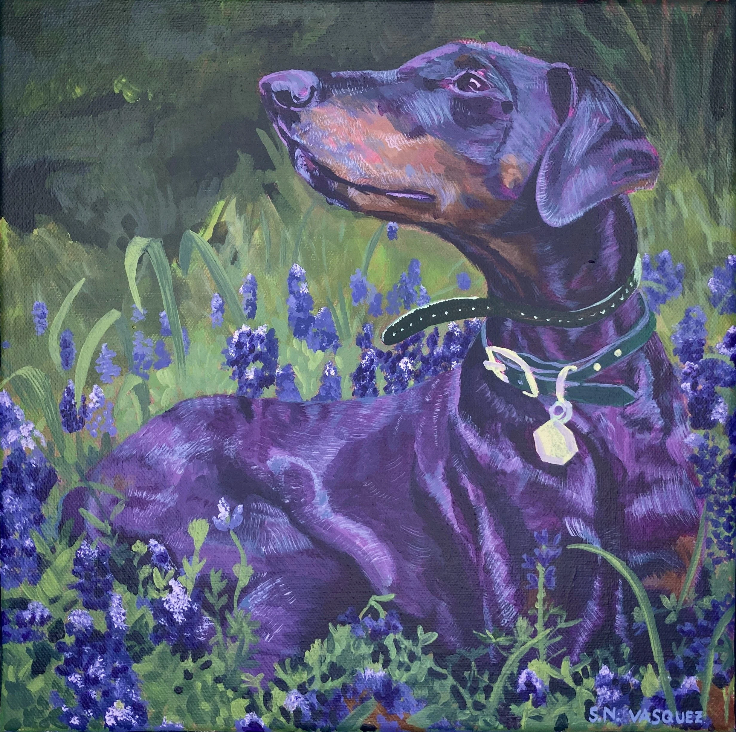 Sweet Boy In Flowers