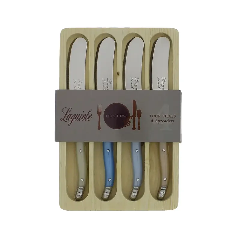 4-Piece Spreader Set with Two-Tone Handles