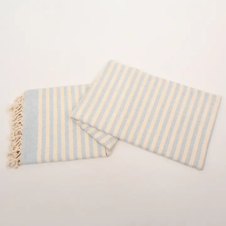 Herringbone Turkish Towels – Organic, Soft & Handwoven