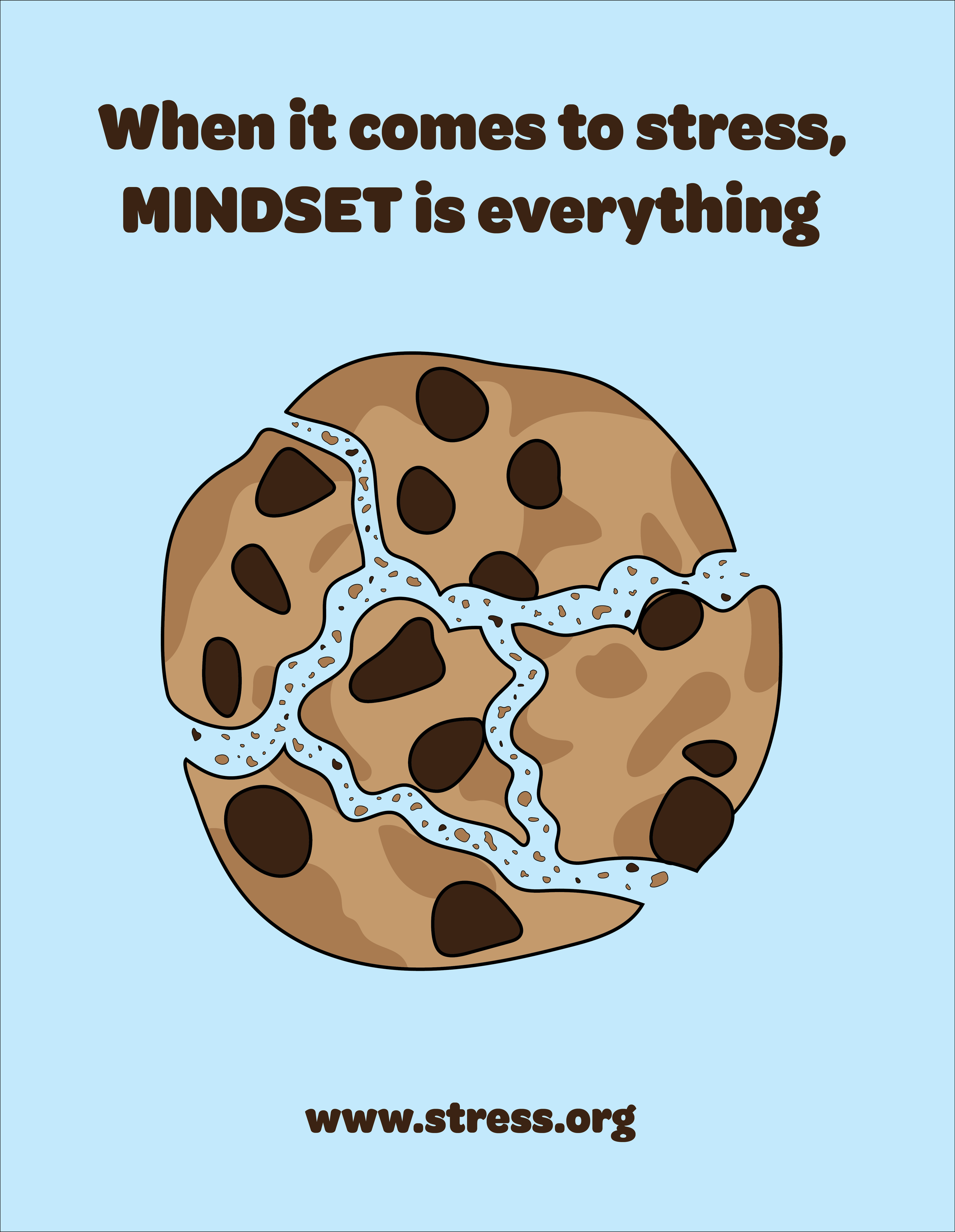 Adjusted the flow of the messaging and added "www.stress.org" as a resource/call to action