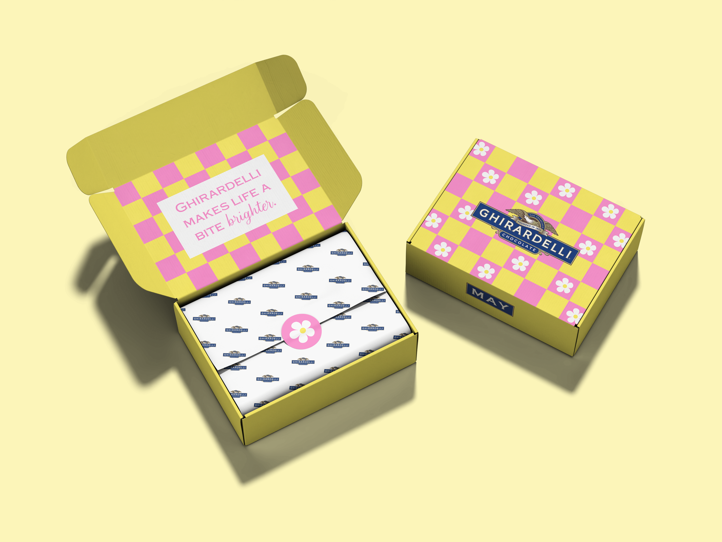 May Subscription Box Mockup