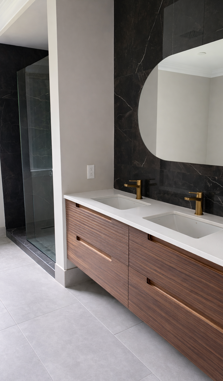 Modern bathroom with marble accents.png