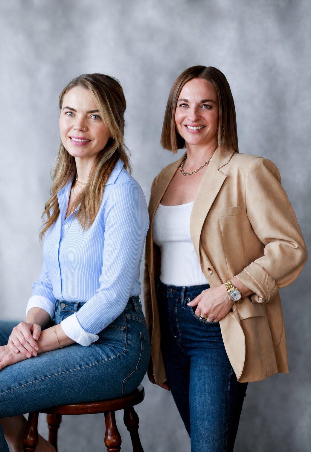 Amanda Qualls and Angie Birky, co-founders of alkamie, providing strategic HR and legal counsel.