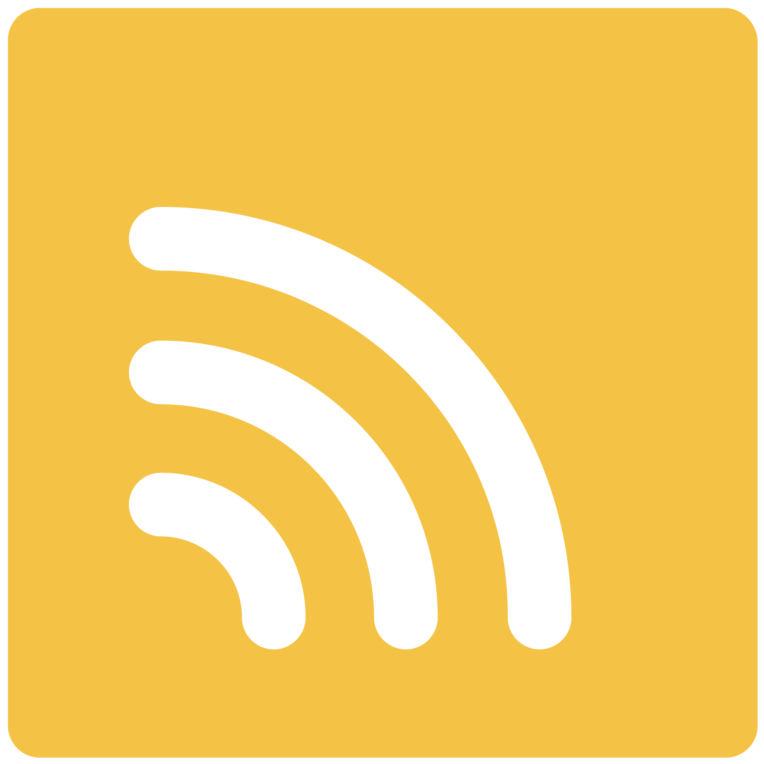 A stylized illustration of a yellow sticky note with three black curved lines resembling a Wi-Fi signal icon.