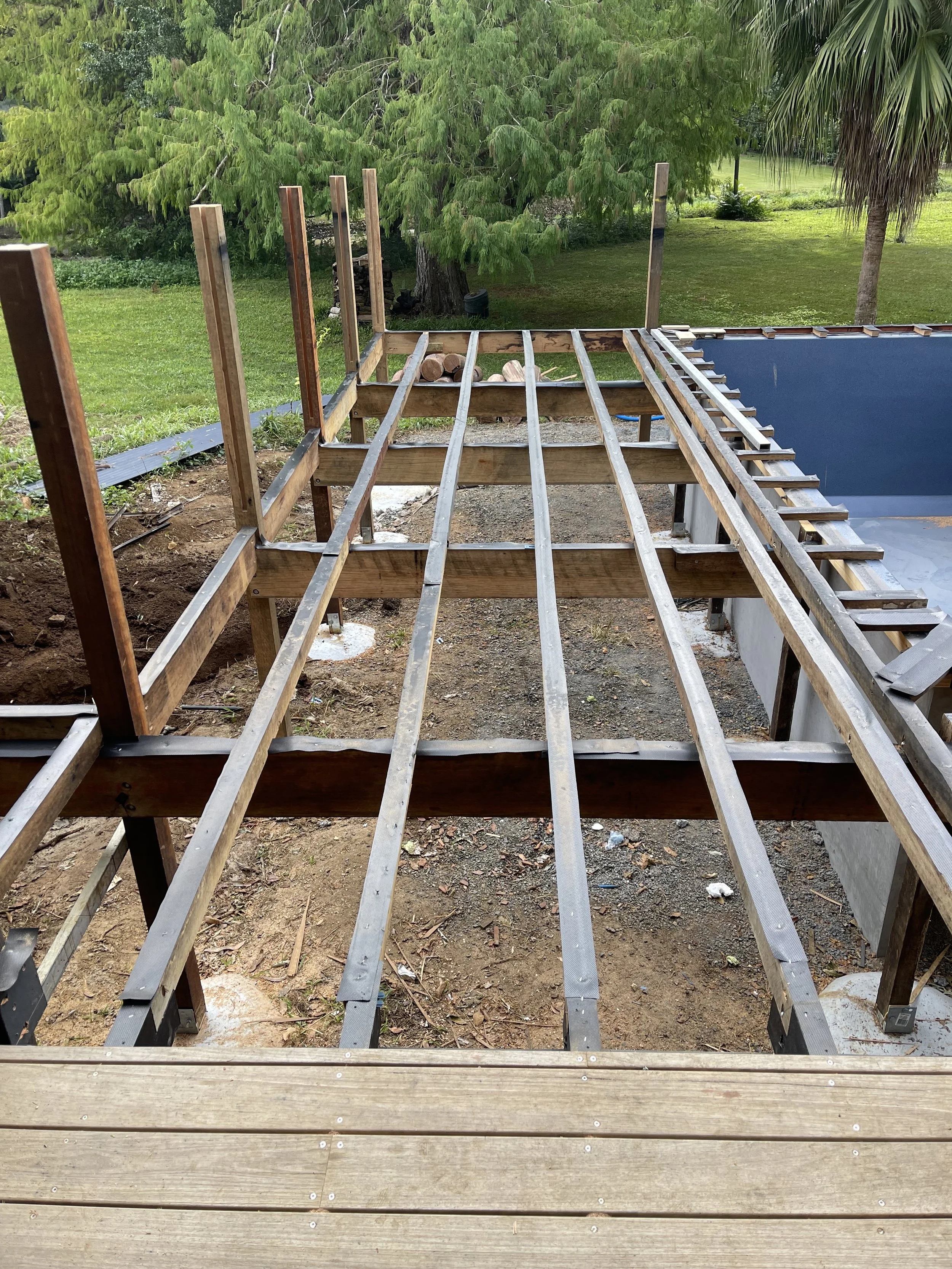 Pool Deck Bespoke Build - Ewingsdale