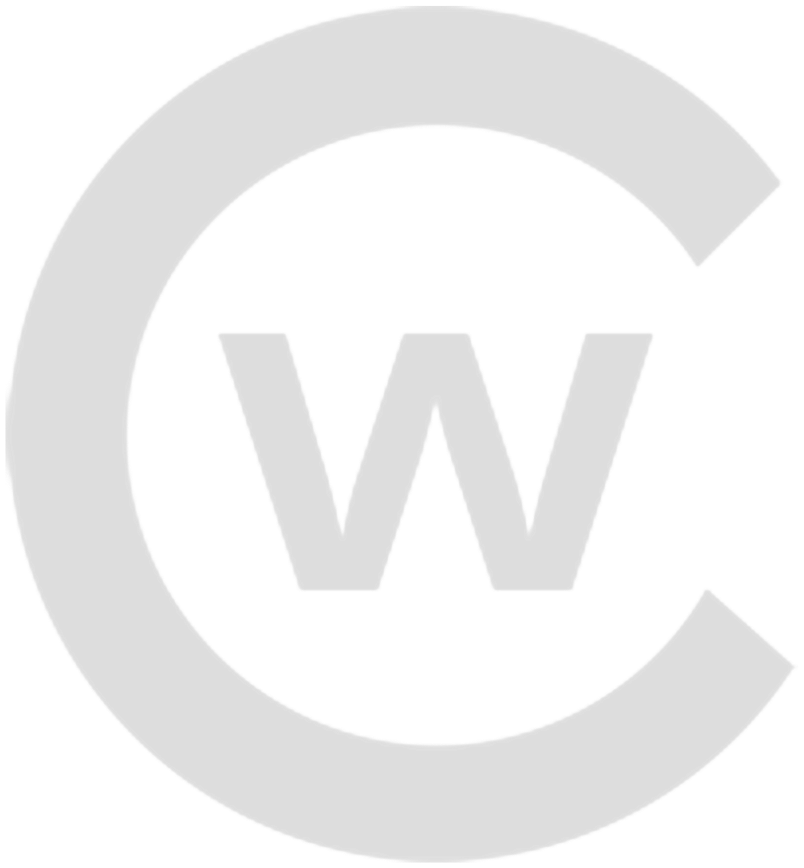 Grey watermark logo with a circle and a 'W' in the center.