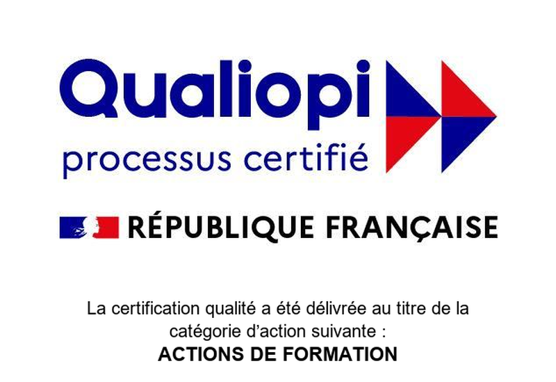 Logo Qualiopi — processus certifié au titre des actions de formation