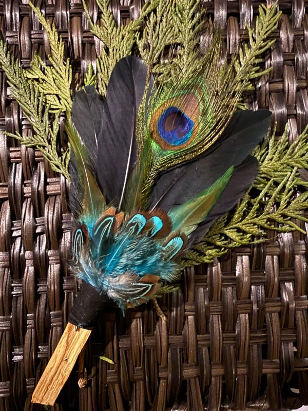 Feather Smudge Wand - Large Size