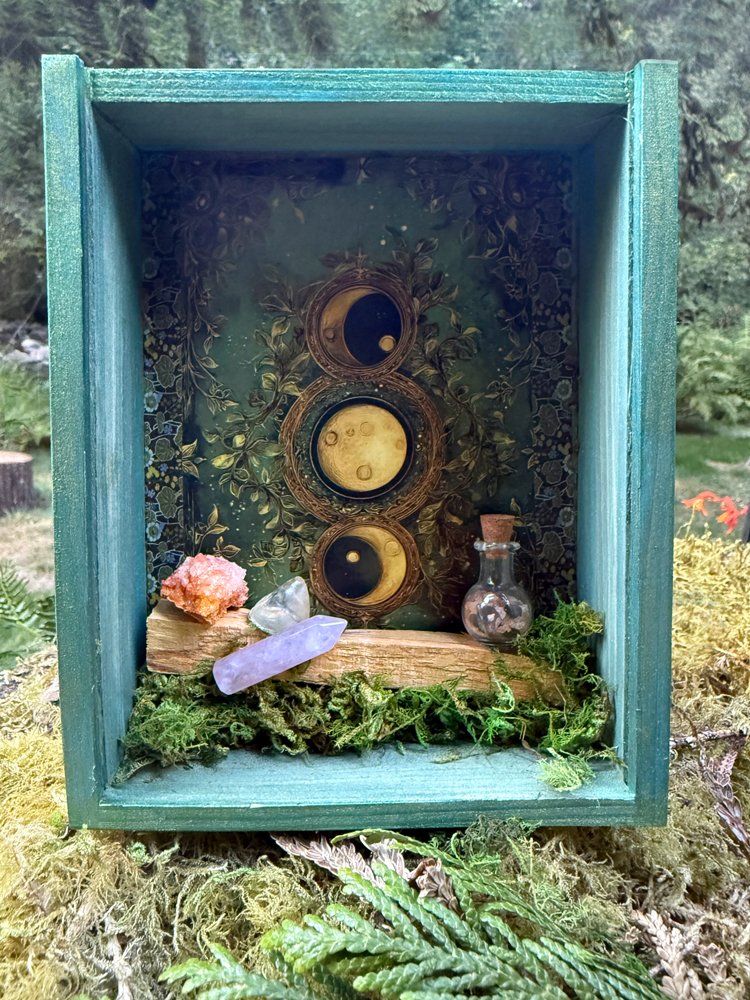 The Moon Fantasy Spirit Shadow Box