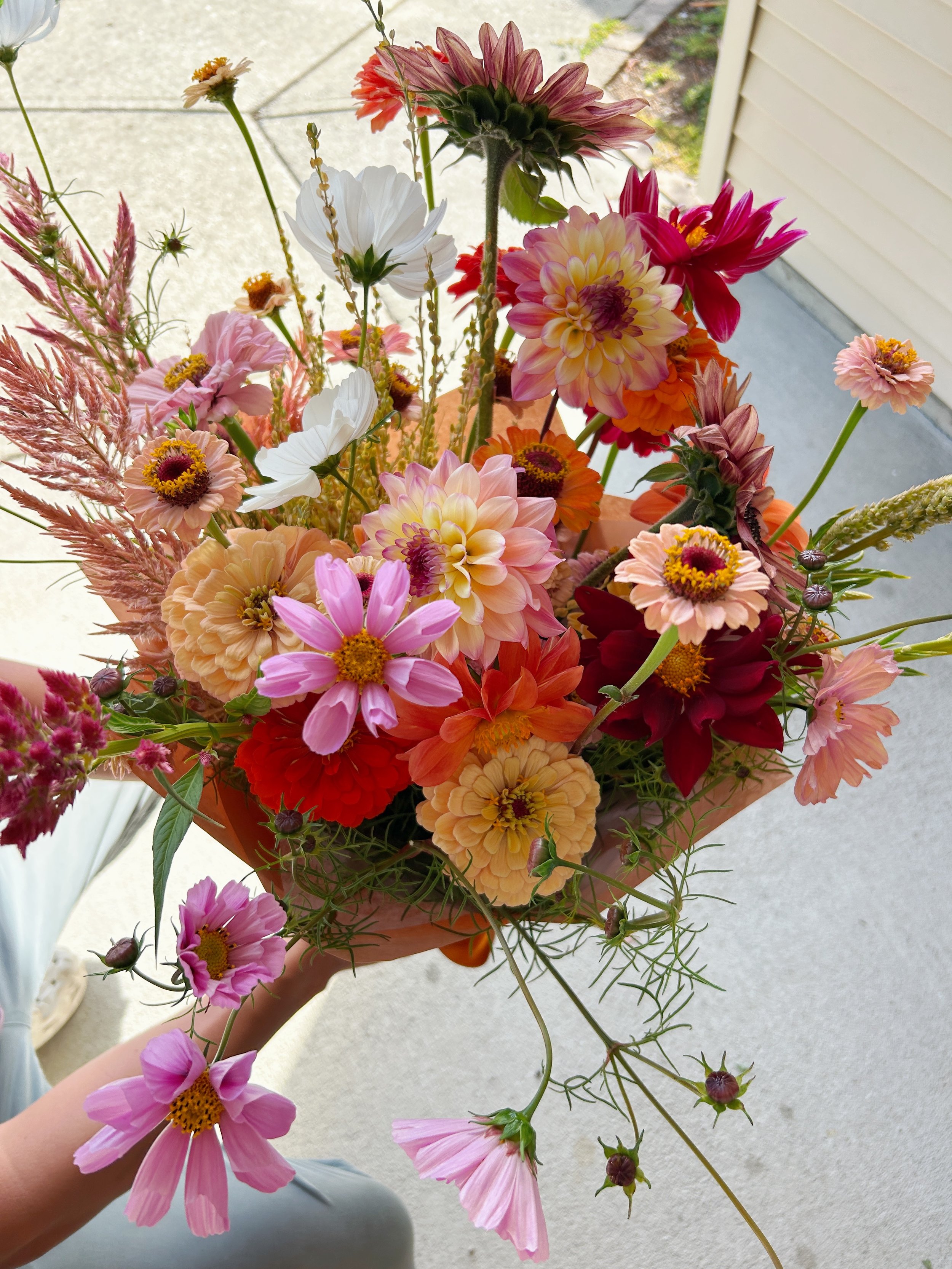 Seasonal Hand Tied Bouquets