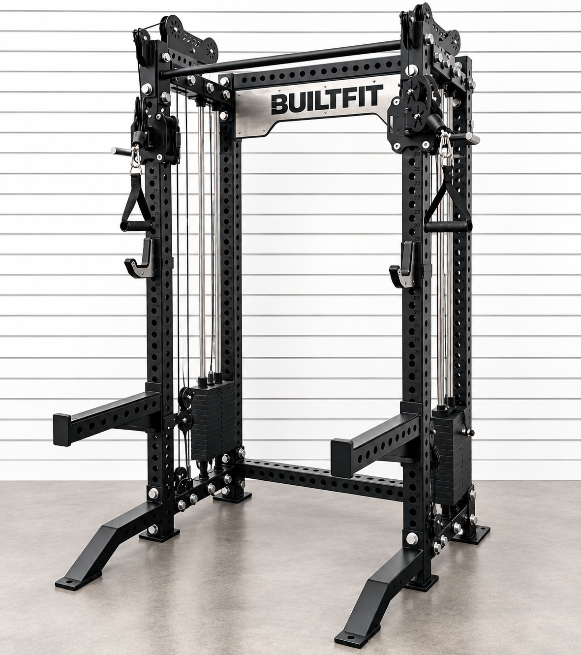 BUILTFIT™ Half Rack / Functional Trainer Machine