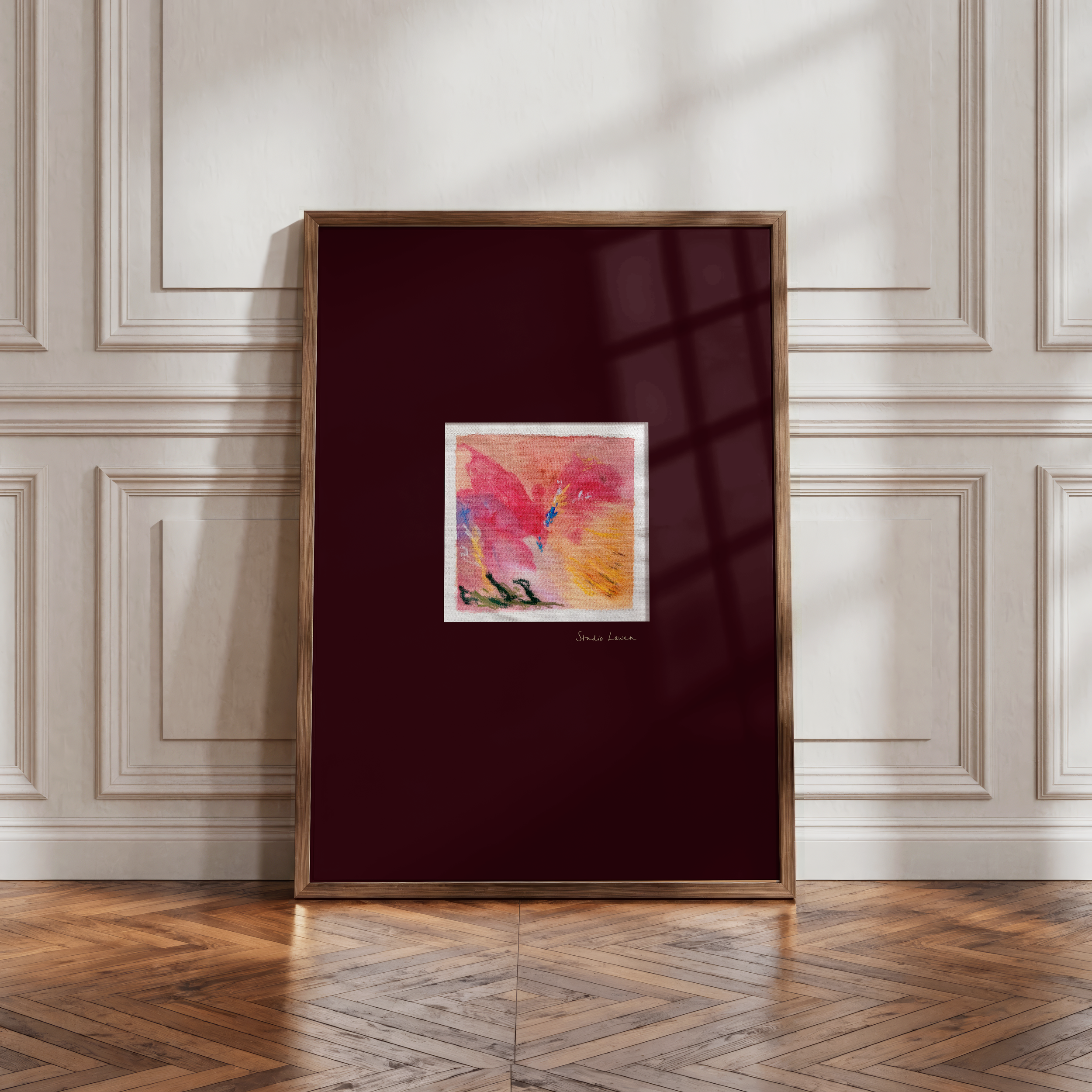 studio Lawen_September 2026_Acrylic on Kraft paper_Amber Bloom_02.png