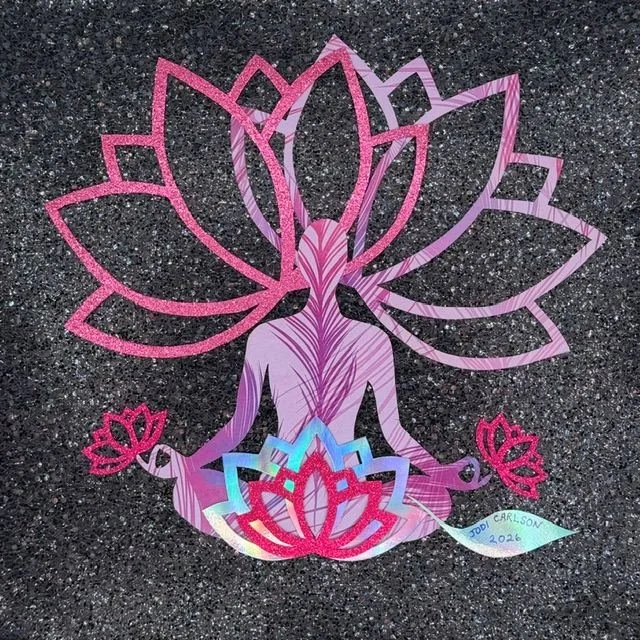 Lotus Series:  Unfolding—by Hudson Valley artist Jodi Carlson.  Fine Art Print.