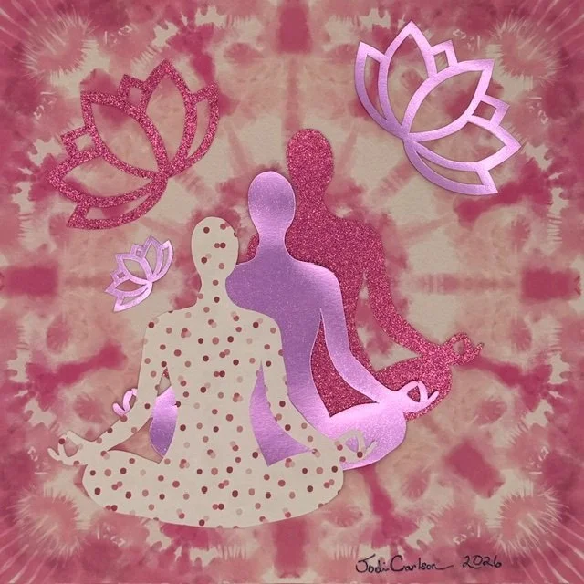 Lotus Series: Echoes—by Hudson Valley artist Jodi Carlson. Fine Art Print.