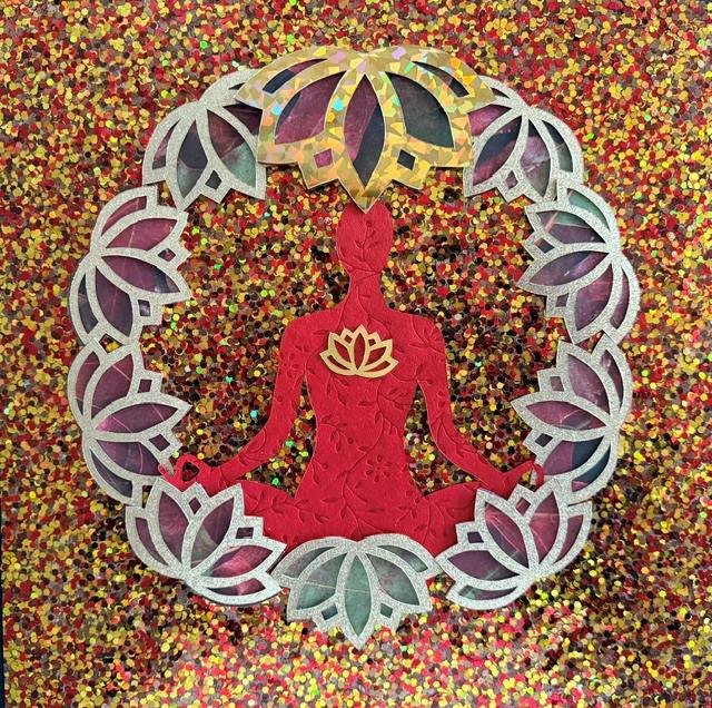 Lotus Series: Embraced—by Hudson Valley artist Jodi Carlson. Fine Art Print.