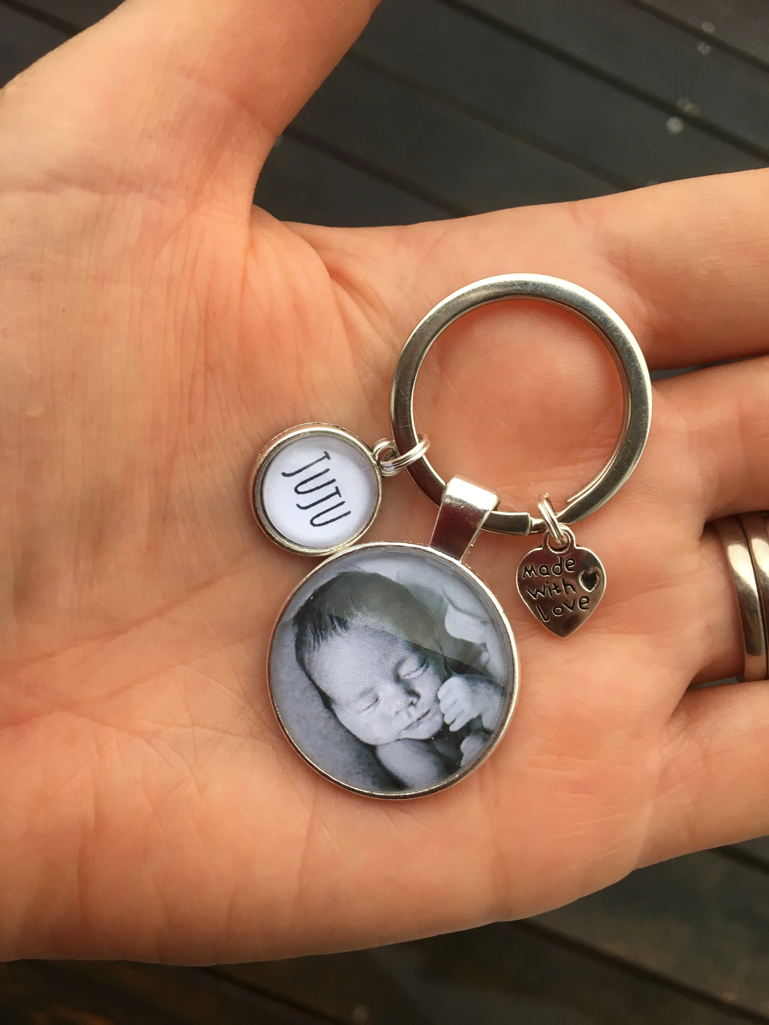 Custom Photo Key Ring