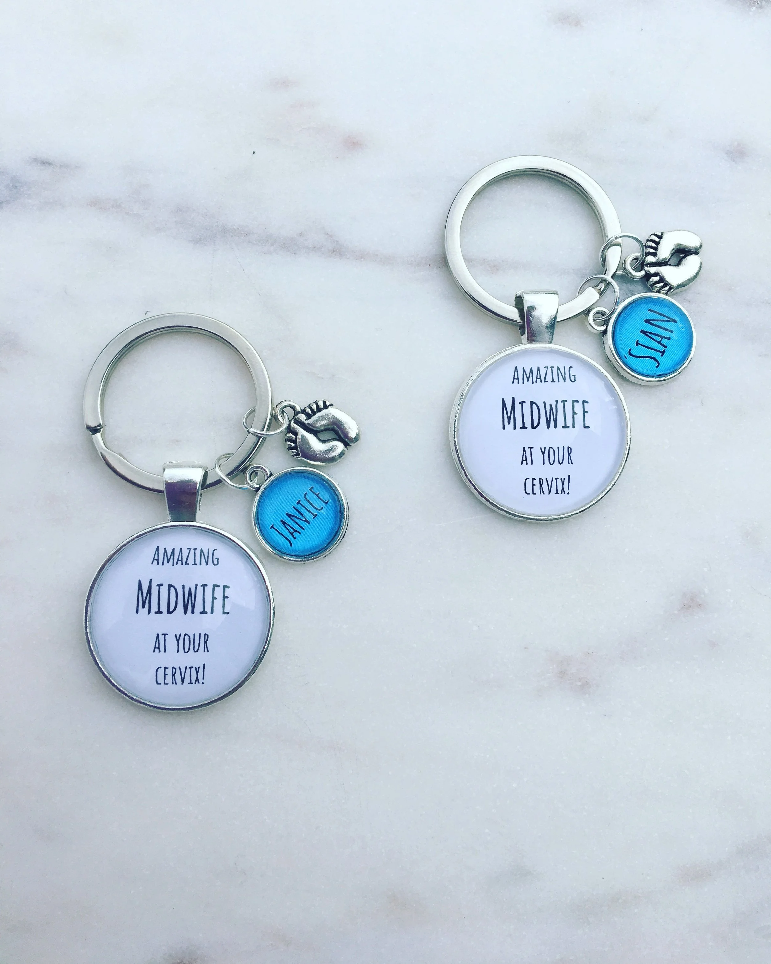 Midwife Key Ring