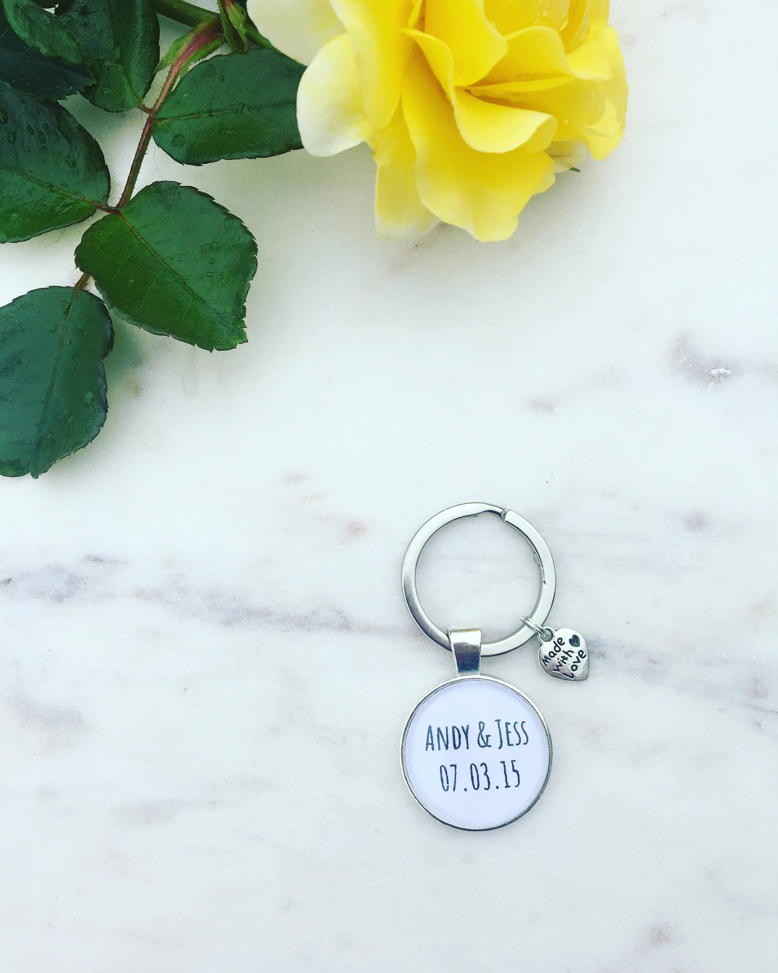 Anniversary/ Wedding Key Ring