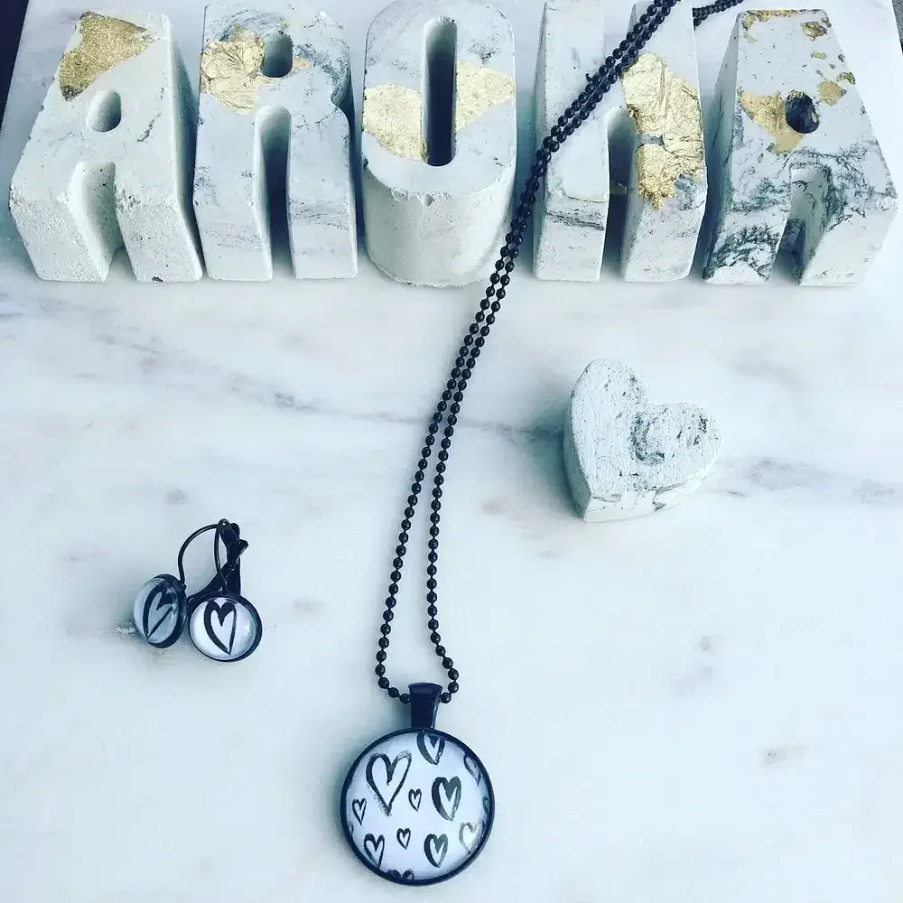 Heart Jewellery Set