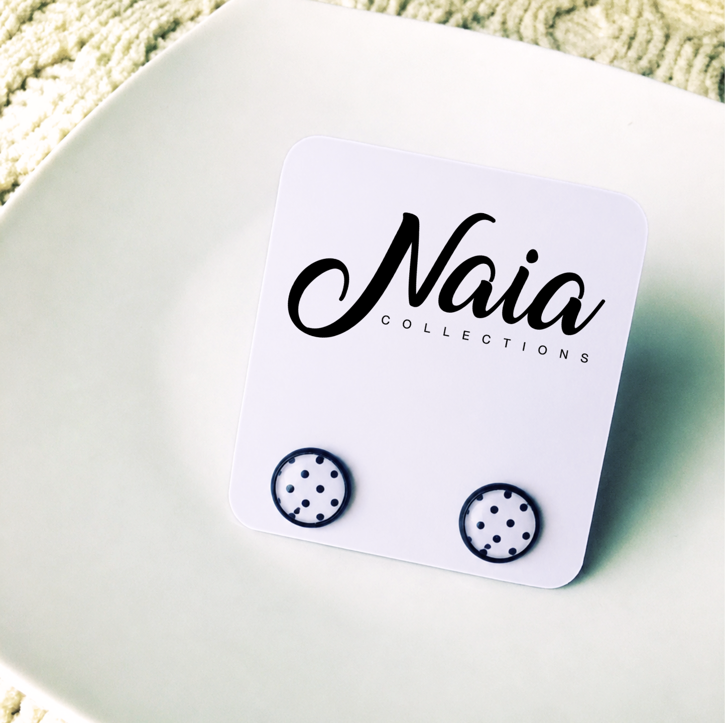 Poker Dot Stud Earrings