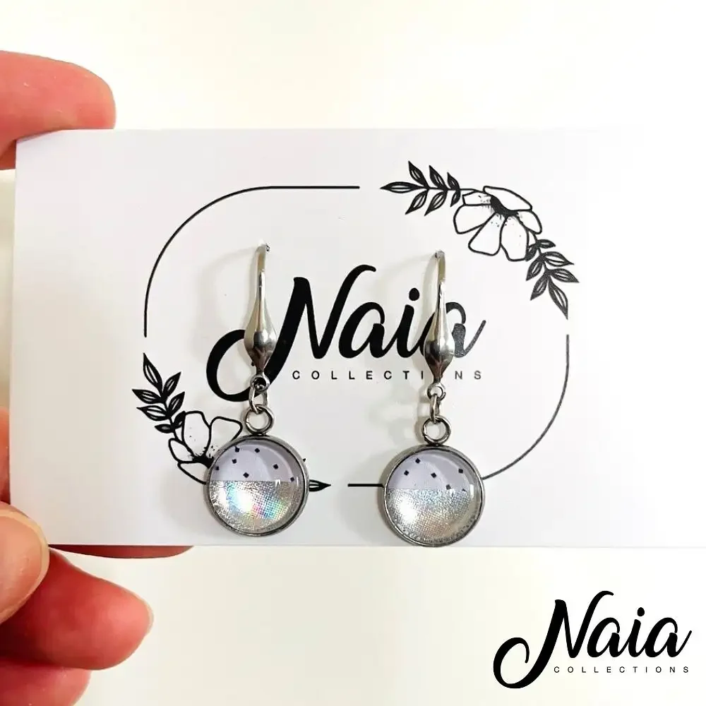 Iridescent Dangle Earrings