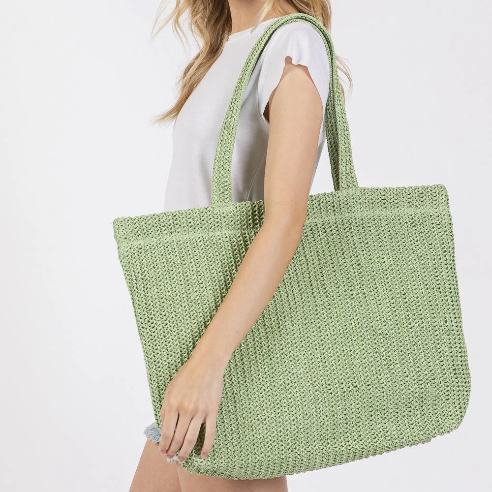 Eco-Chic Woven Tote Bag