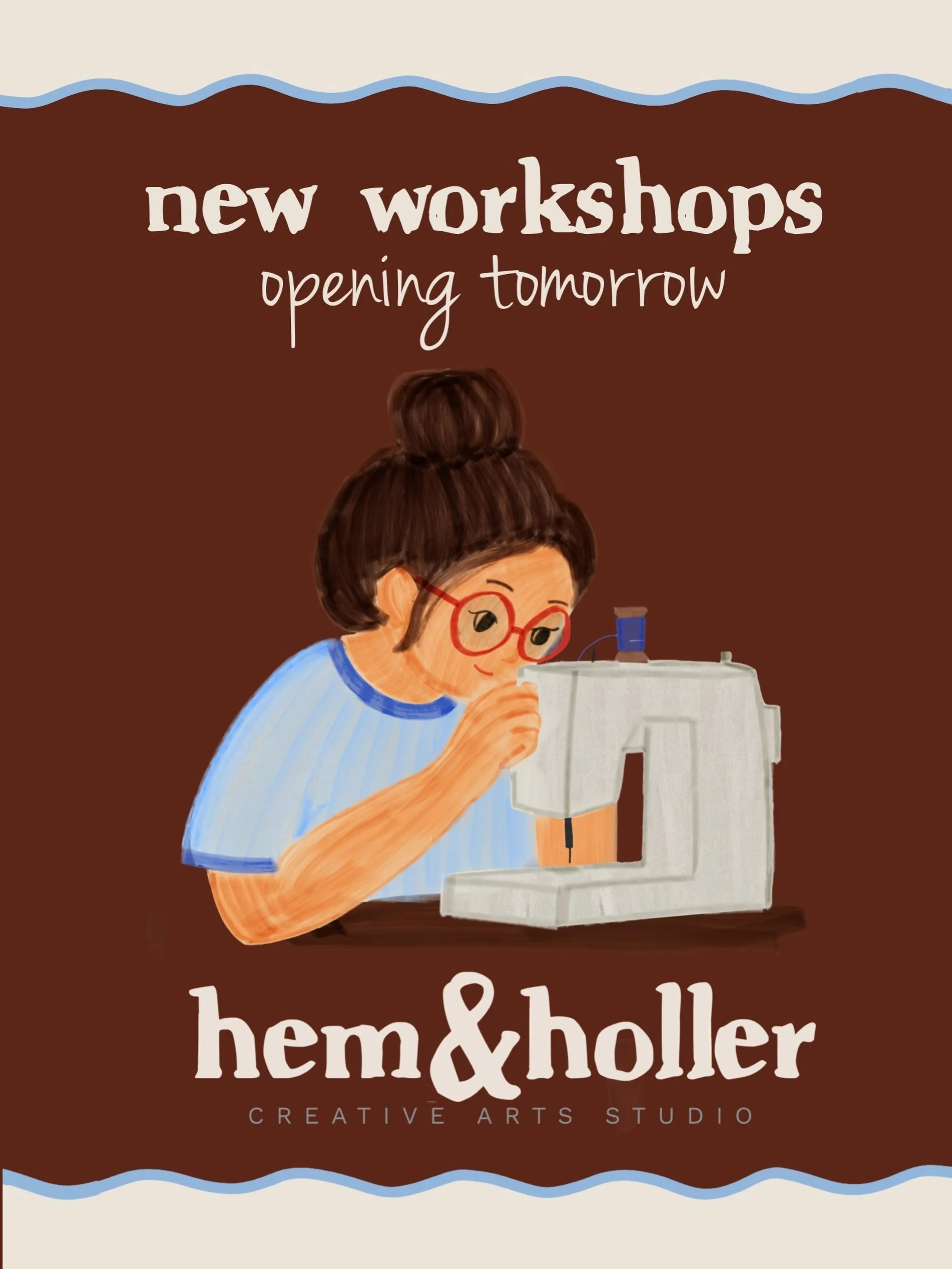 October is a busy one, but I couldn&rsquo;t let the whole month go by without a couple chances to sew together!

Tyler + East Texas friends &mdash; this one&rsquo;s for you. I&rsquo;m opening just two workshop days: October 3rd + October 21st, with a
