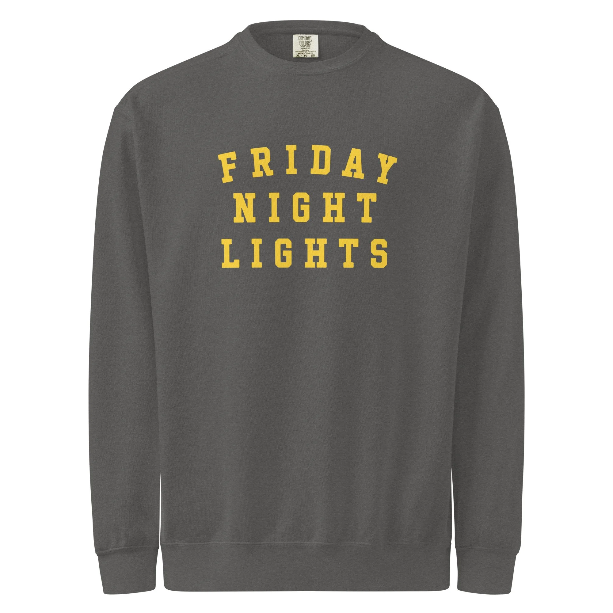Friday Night Lights // Comfort Colors Crewneck