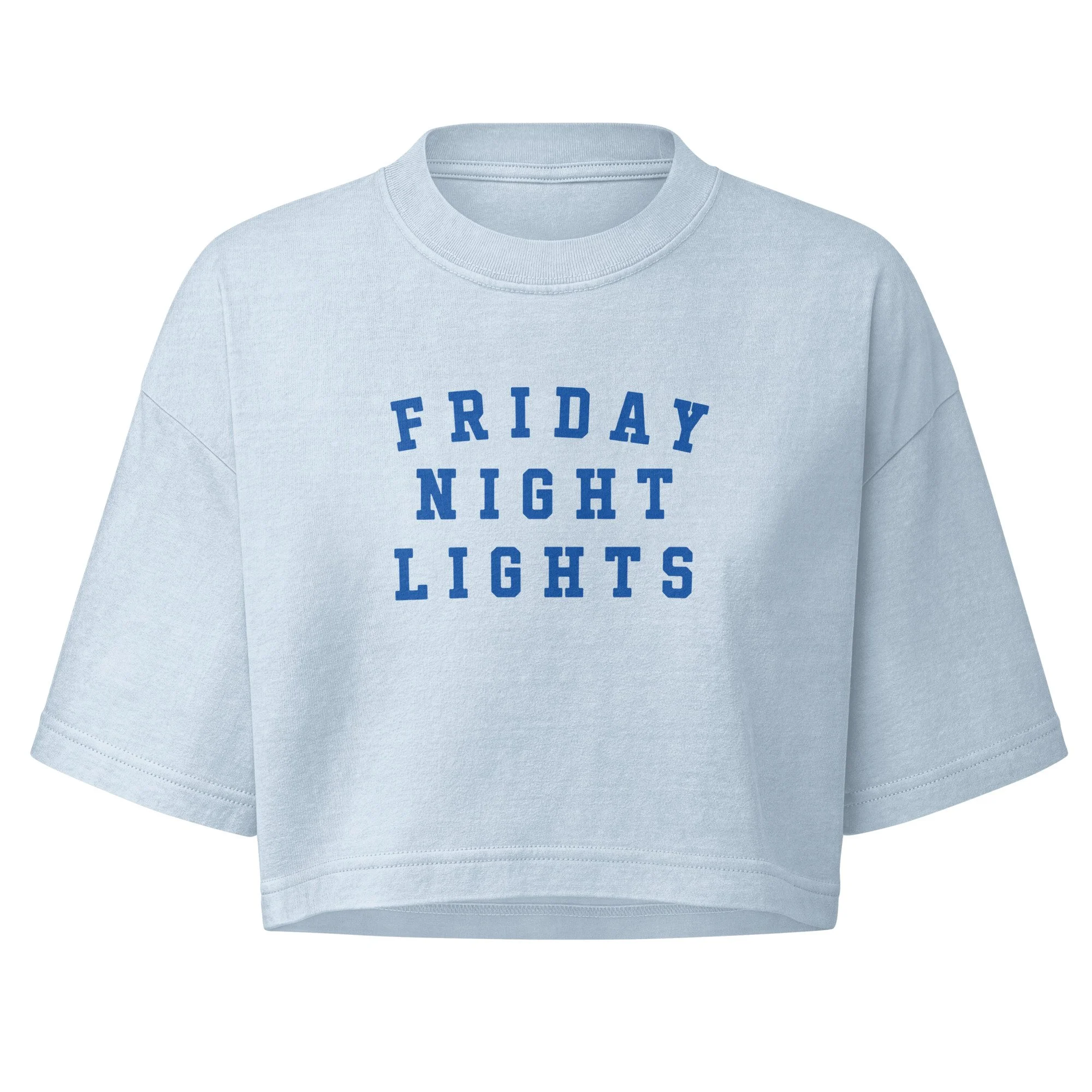 Friday Night Lights // Bella + Canvas Cropped Tee