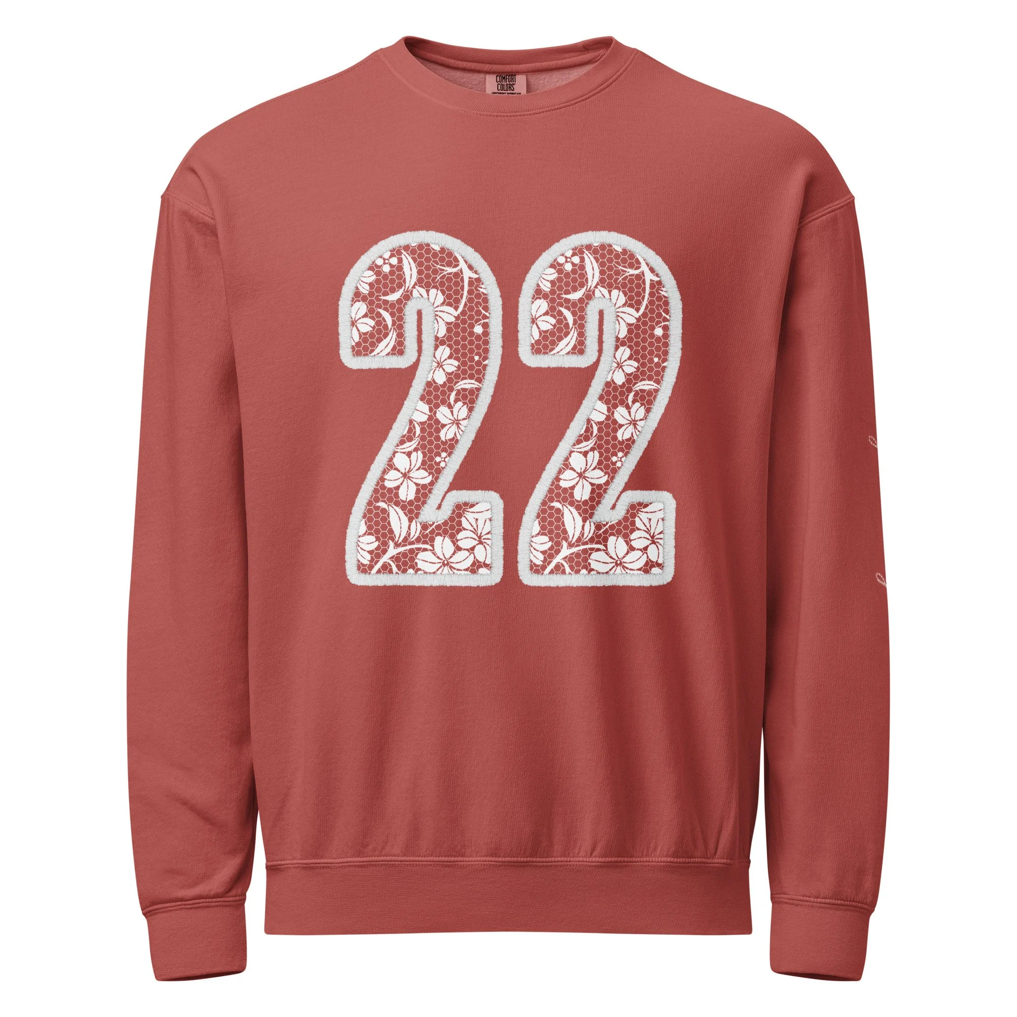 22 Lace // Comfort Colors Lightweight Crewneck