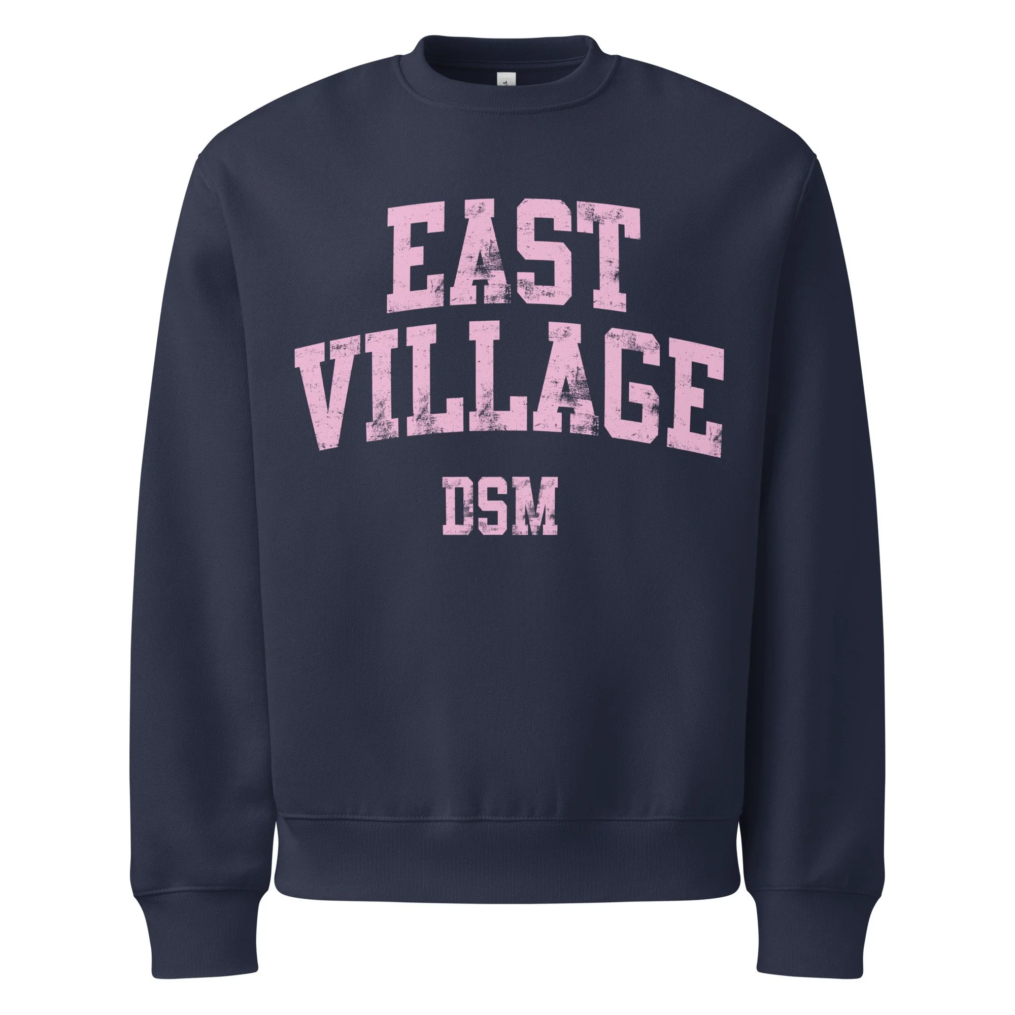 East Village DSM // Bella + Canvas Oversized Crewneck