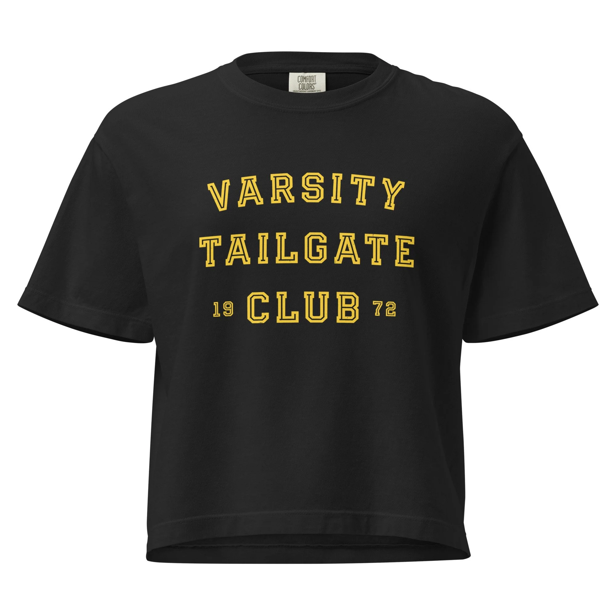 Varsity Tailgate Club // Comfort Colors Boxy Tee
