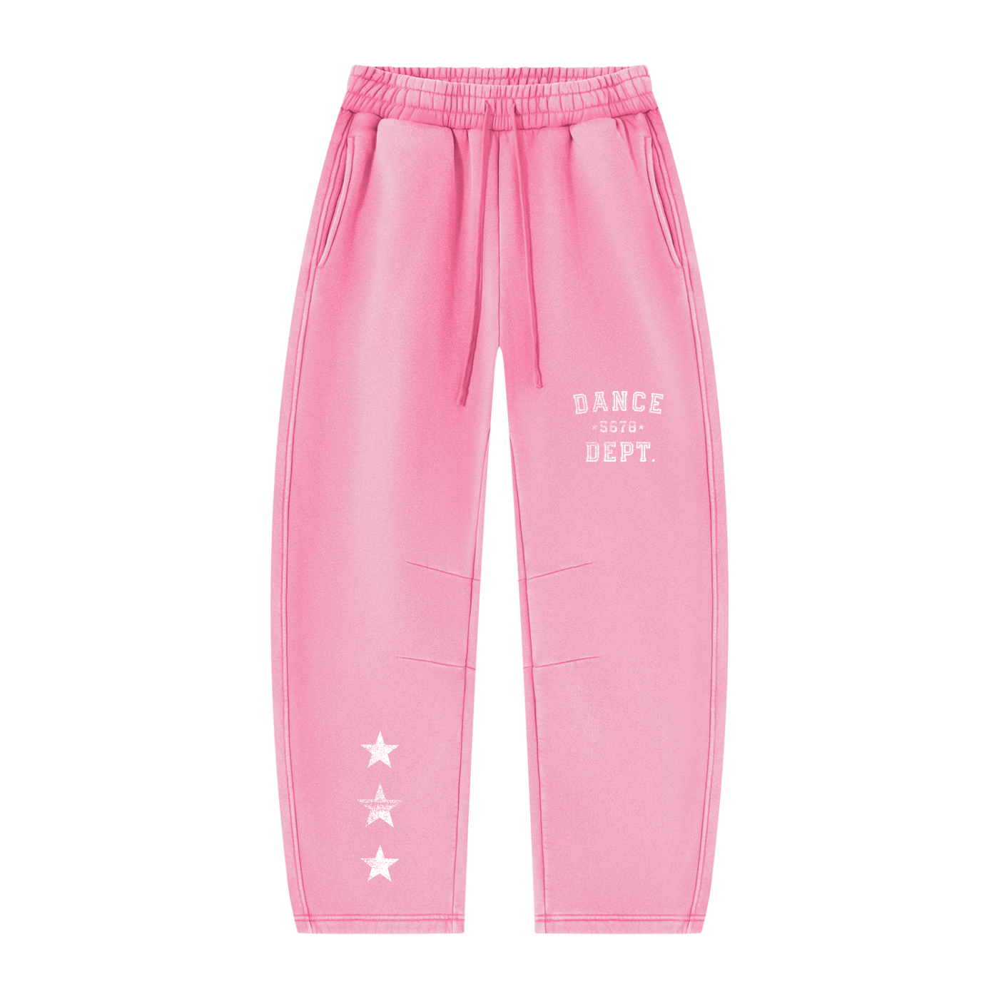 Dance Studio Dept. Vintage-Wash Barrel-Leg Sweatpants
