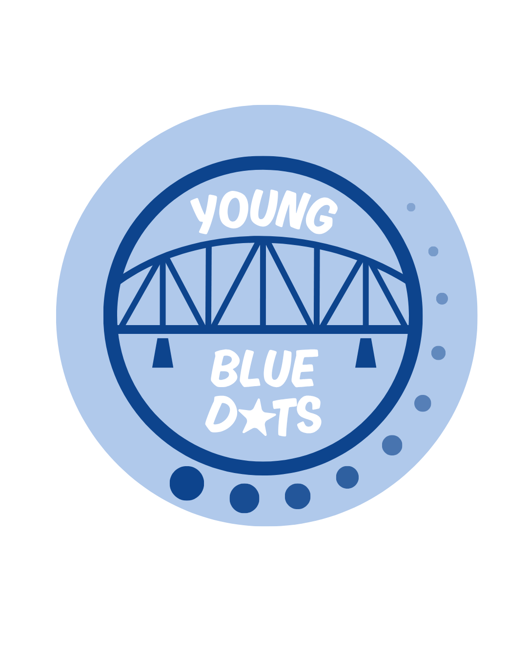 Young Blue Dots T-Shirt