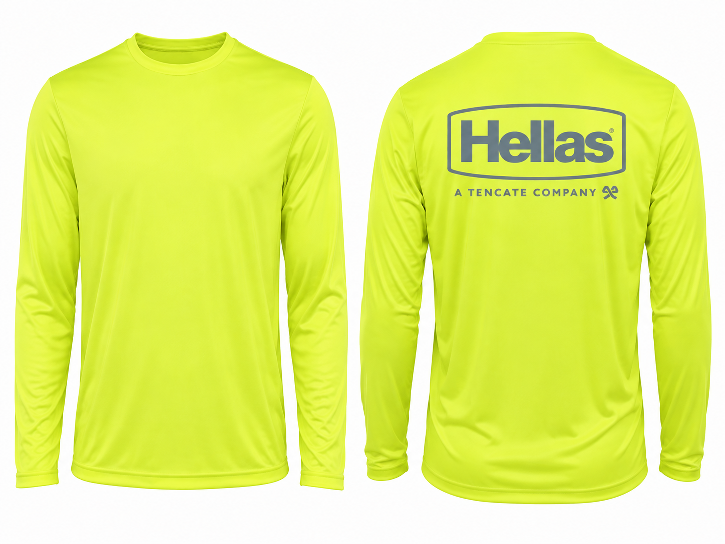 Hellas Yellow Hi-Vis Long Sleeve