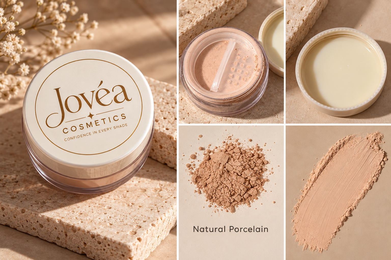 Jovéa Foundation Loose Powder Natural Porcelain