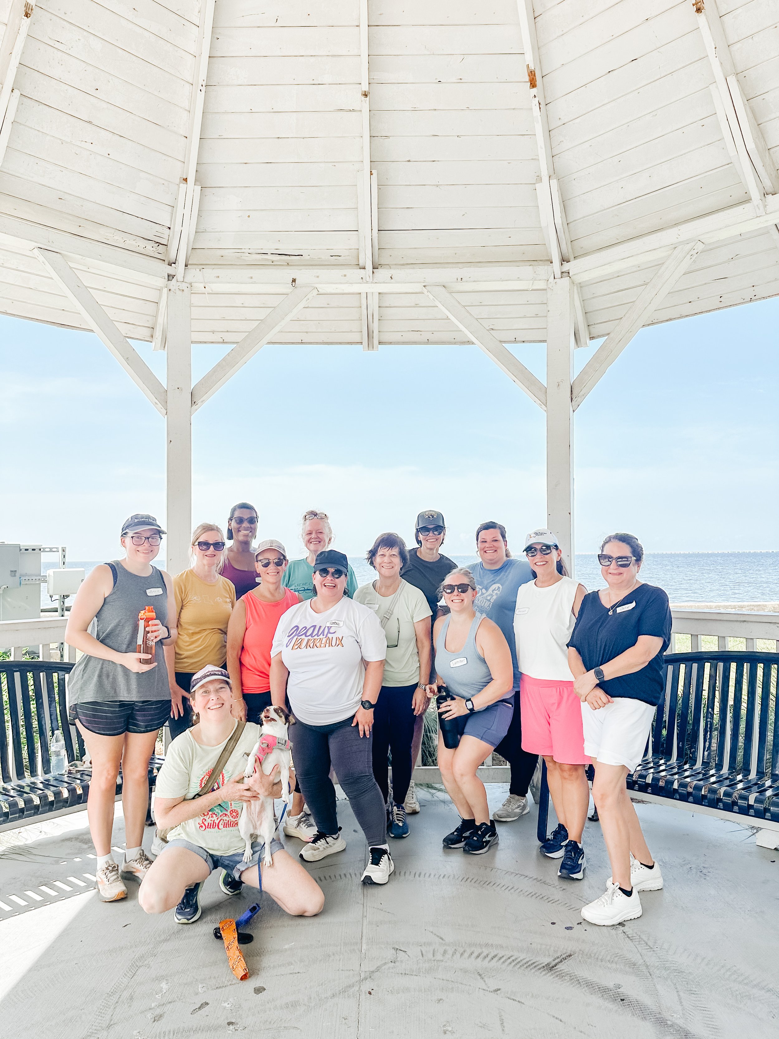 NSGTW event on the Mandeville Lakefront under the gazebo