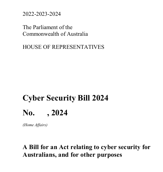Australia's first Cybersecurity Act hits parliament