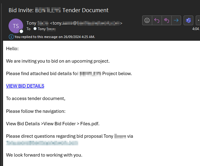 Look out for these new style phishing campaigns!