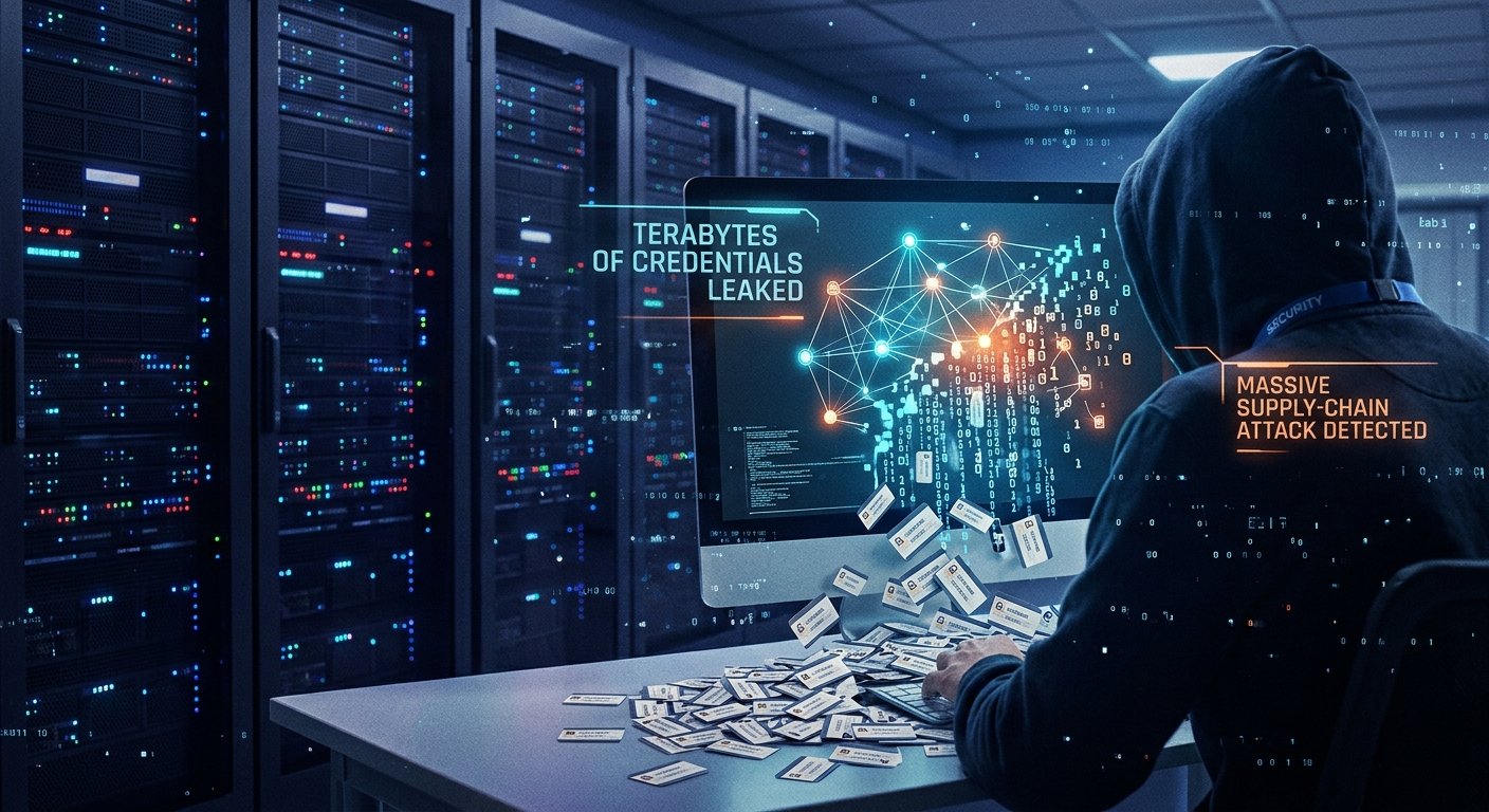 Terabytes of credentials leaked in massive supply-chain attack