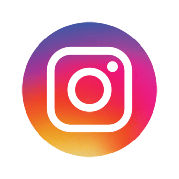 Instagram logo with a gradient background