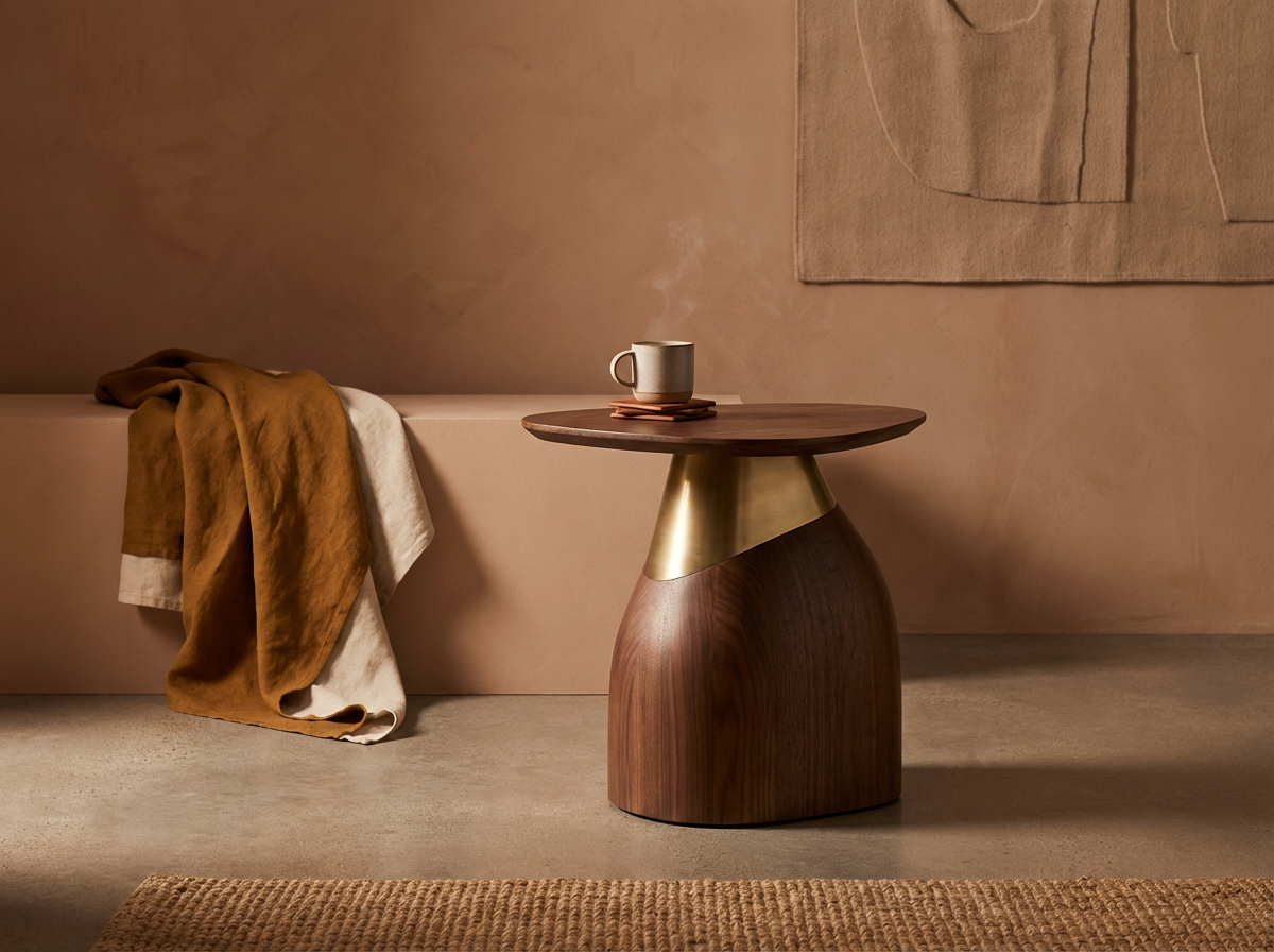 Sculptural Side Table