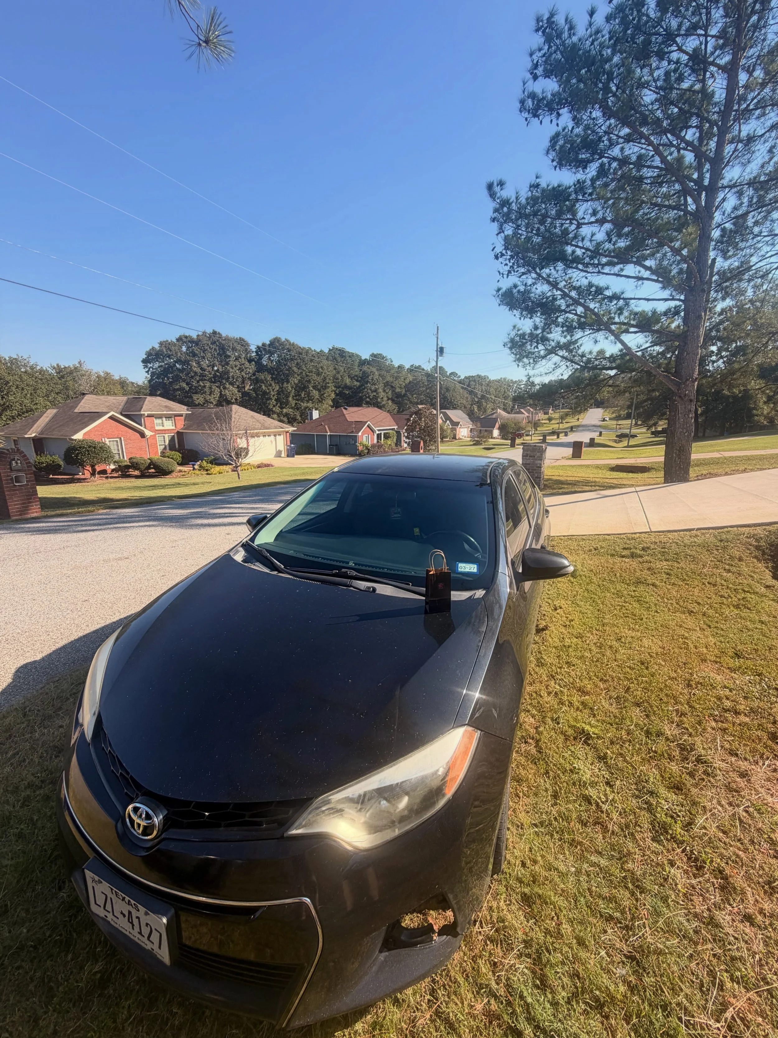 Her FIRST windshield replacement was with the Glass Gal!! 🥹💗

And I transferred that inspection sticker over a little TOO good on this Corolla. 😏🤣

Fresh glass, clean install, and that sticker looks like it never even moved!

Thank you for trusti
