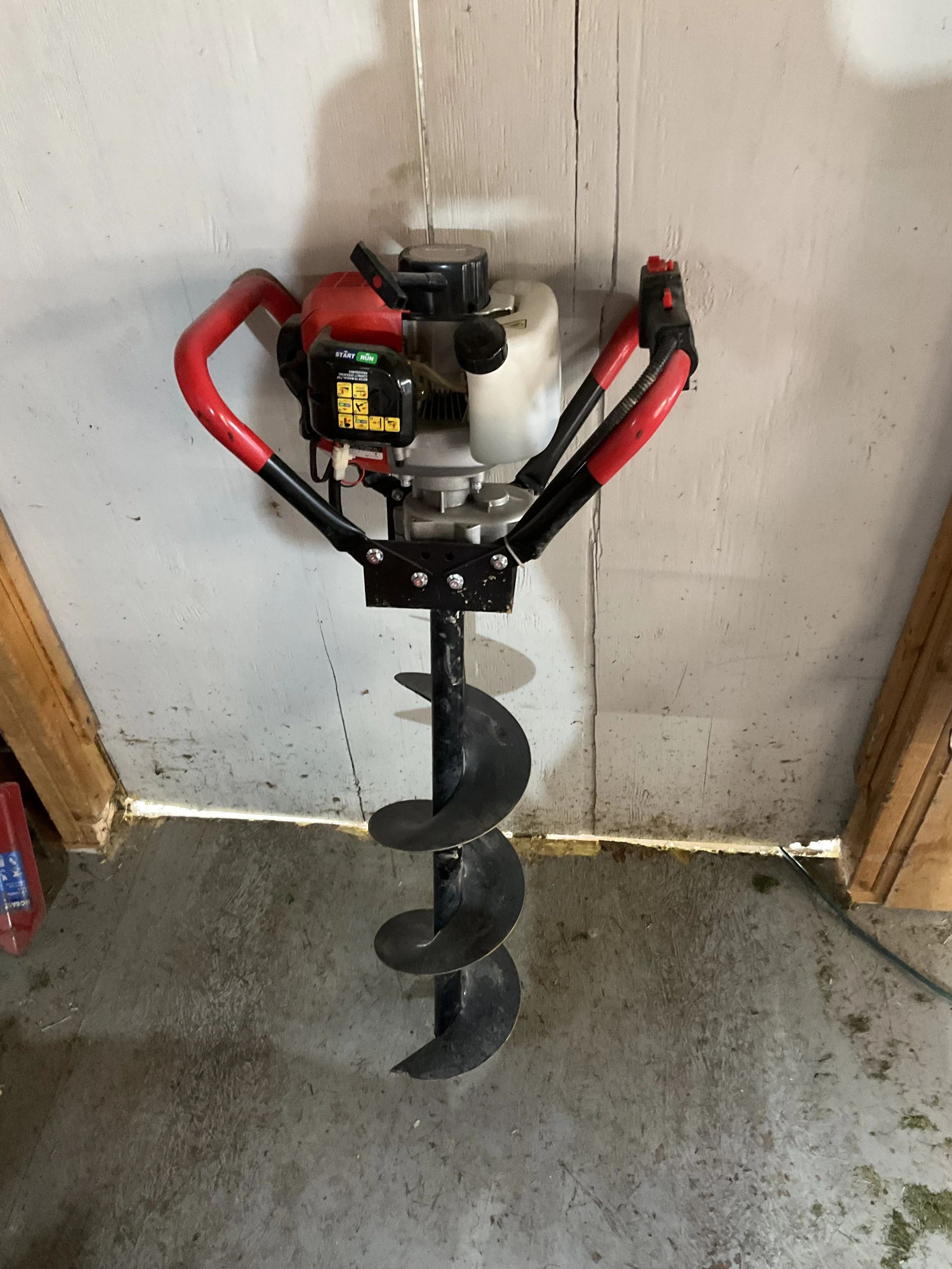 One Man Power Auger