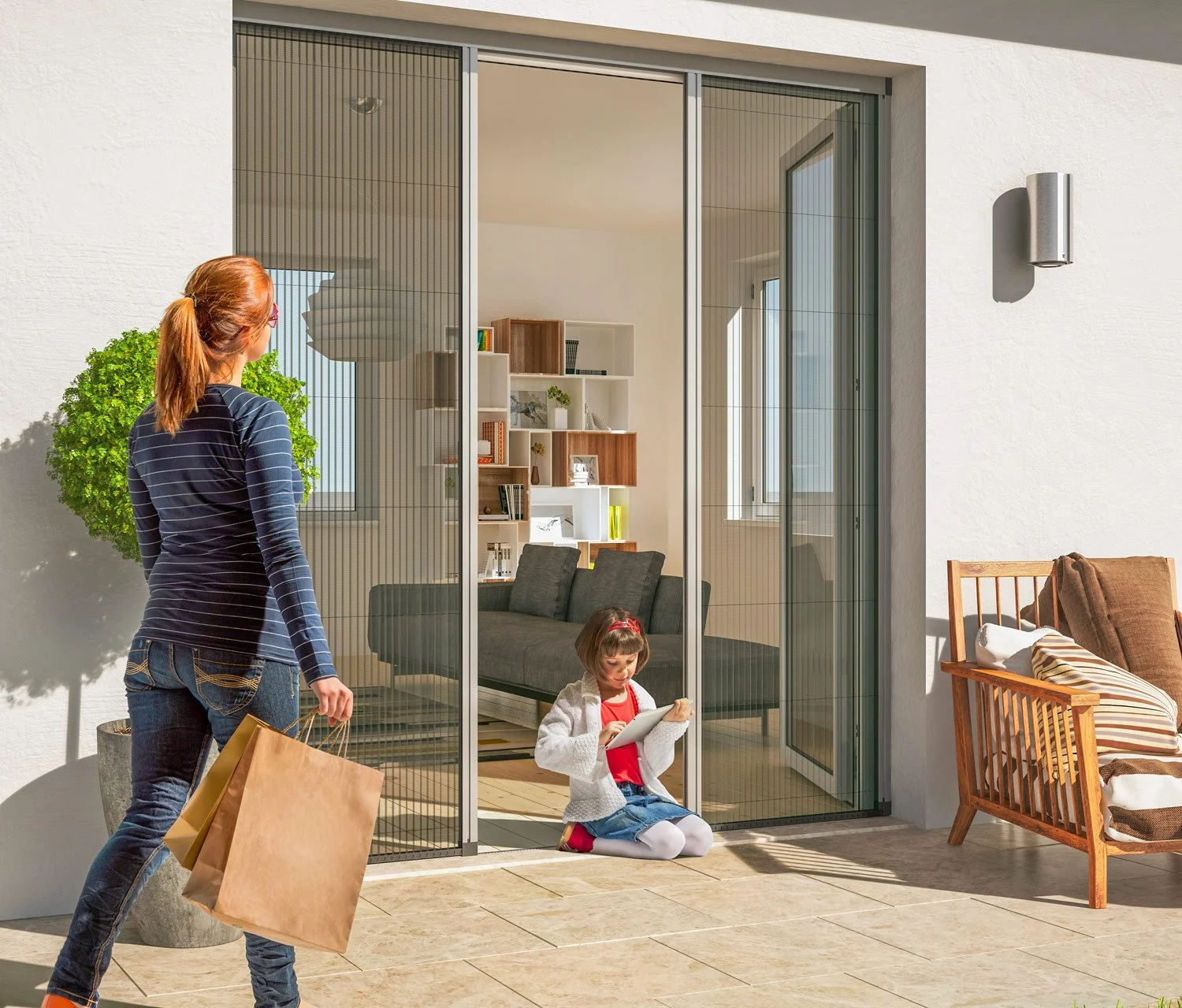 Homesafe Venette Pleated screens