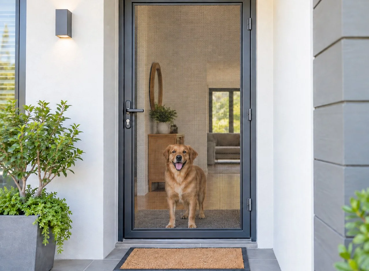 Pet-friendly screen doors