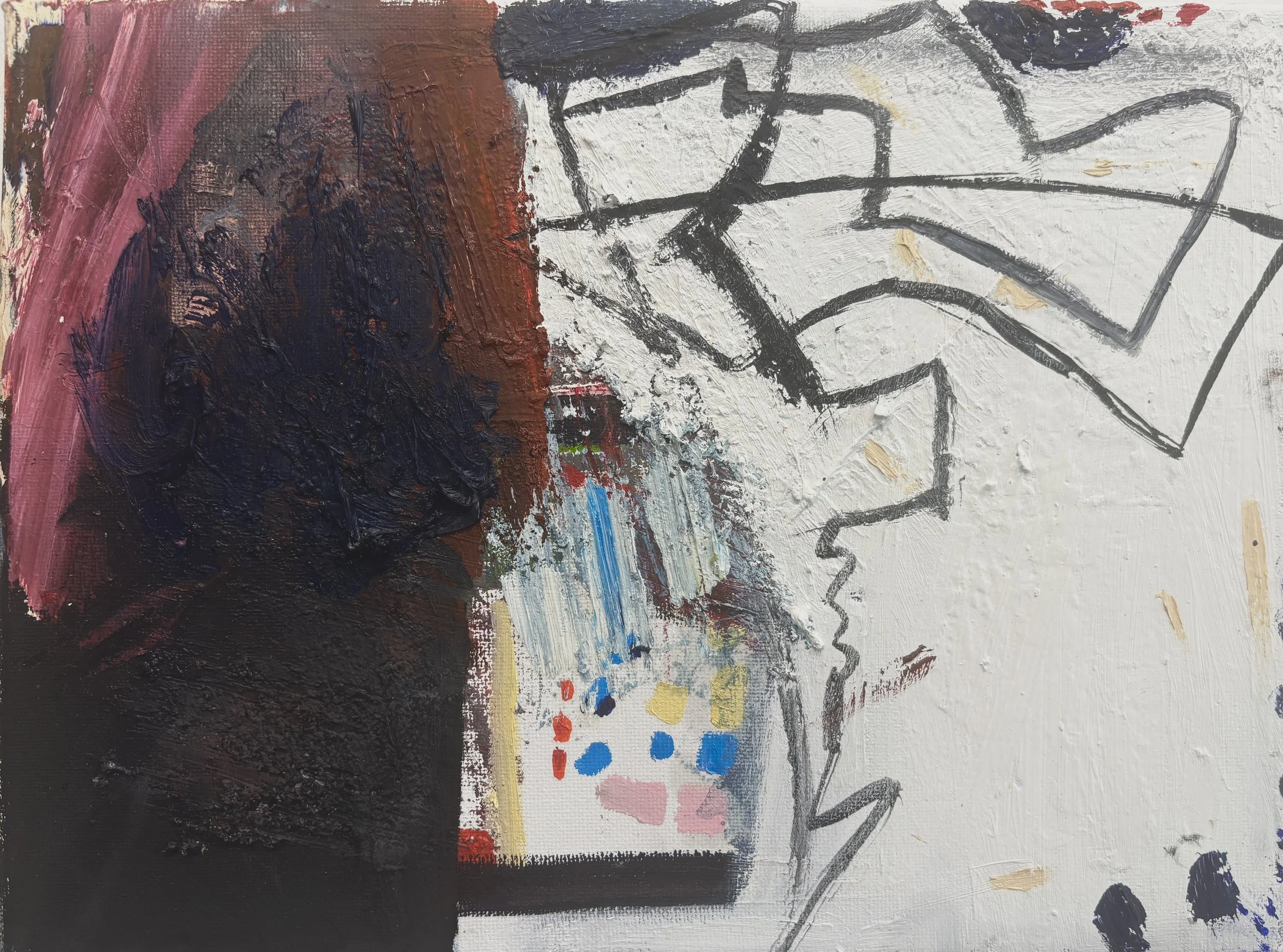 The cup of everlasting life, part II,
oil on canvas, 23 × 30 cm, 2025