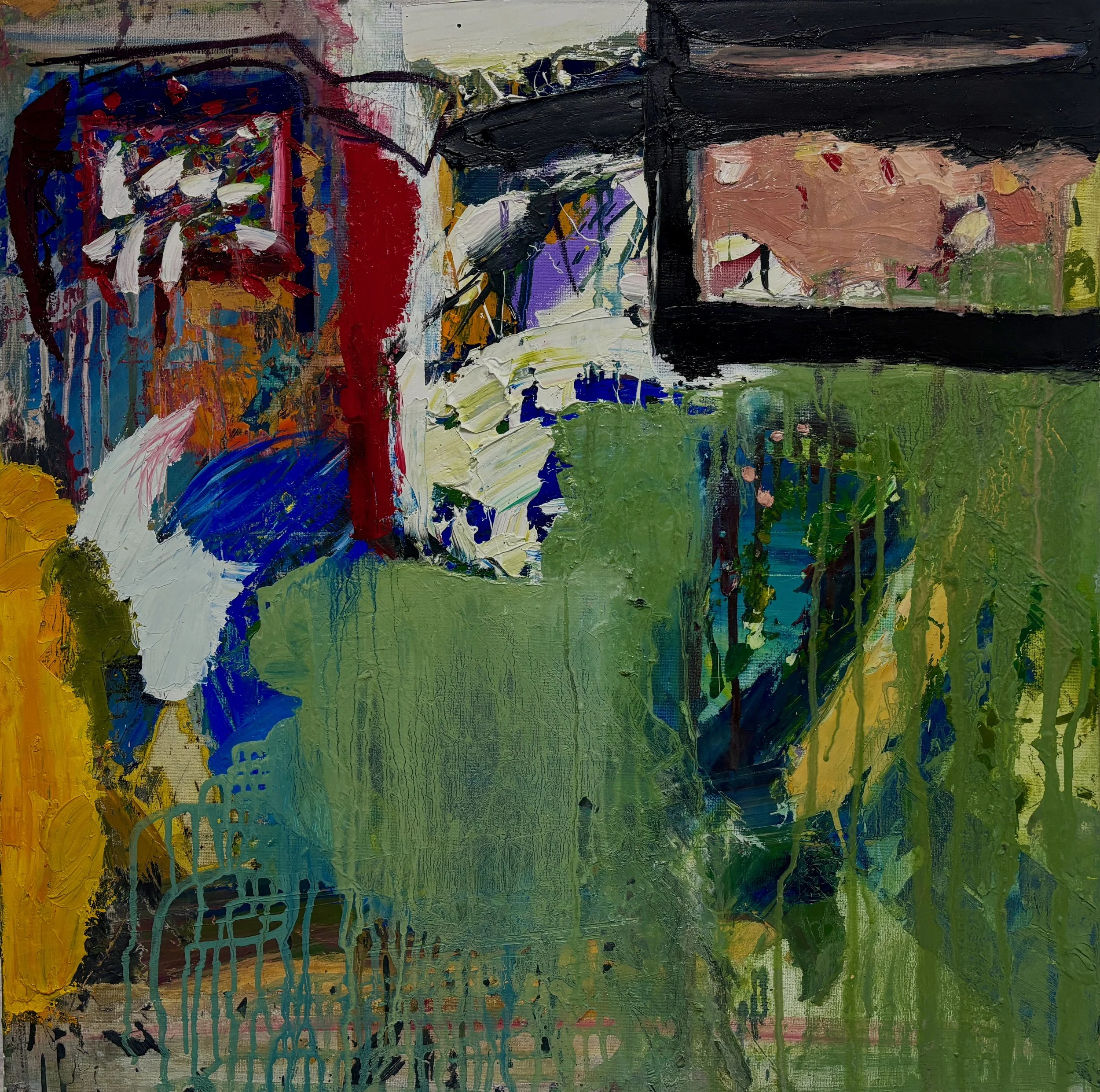 Sweet Recess, oil painting by Melanie Ahmed, 2026.