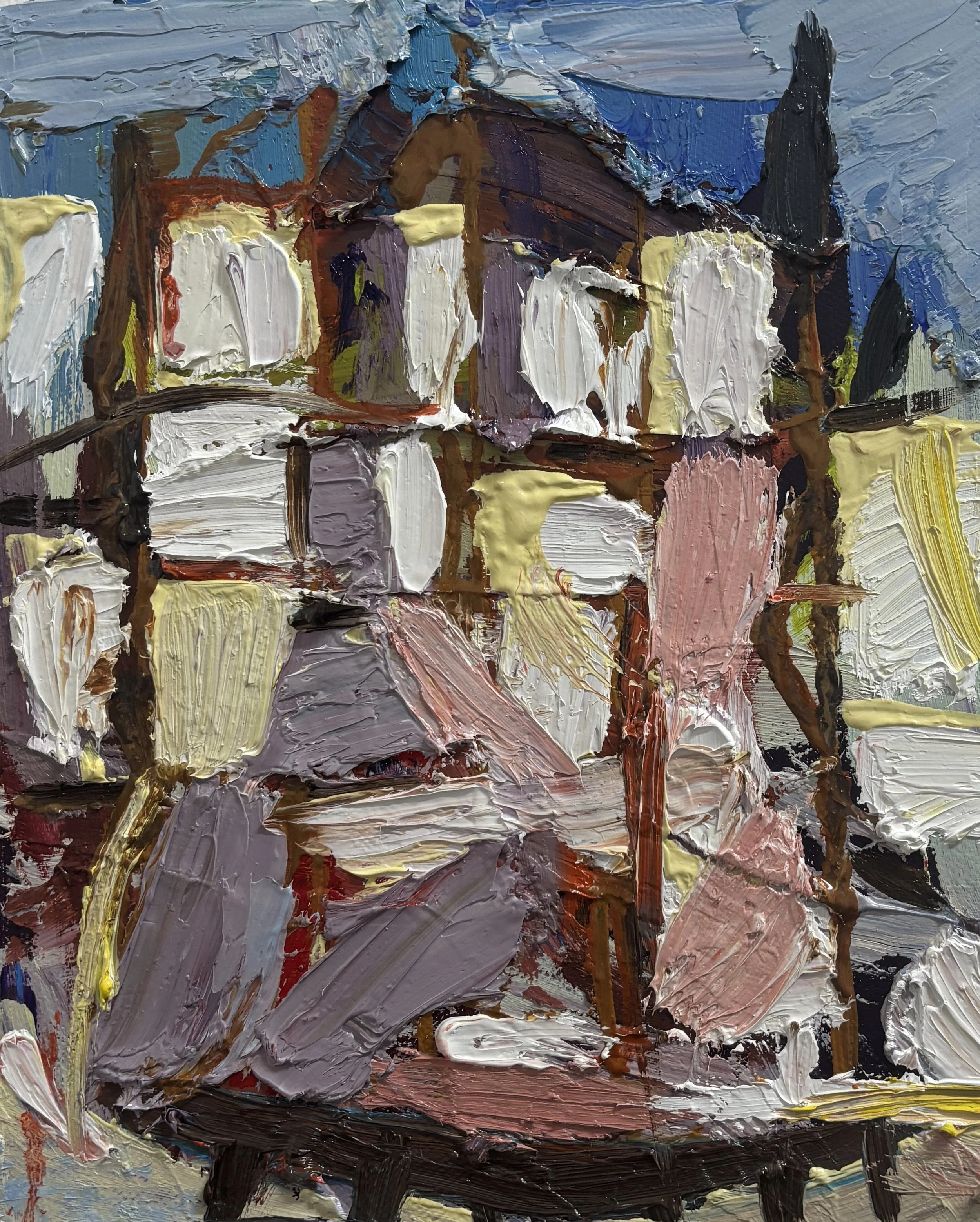 Fata Morgana,
oil on canvas, 25 × 21 cm, 2026