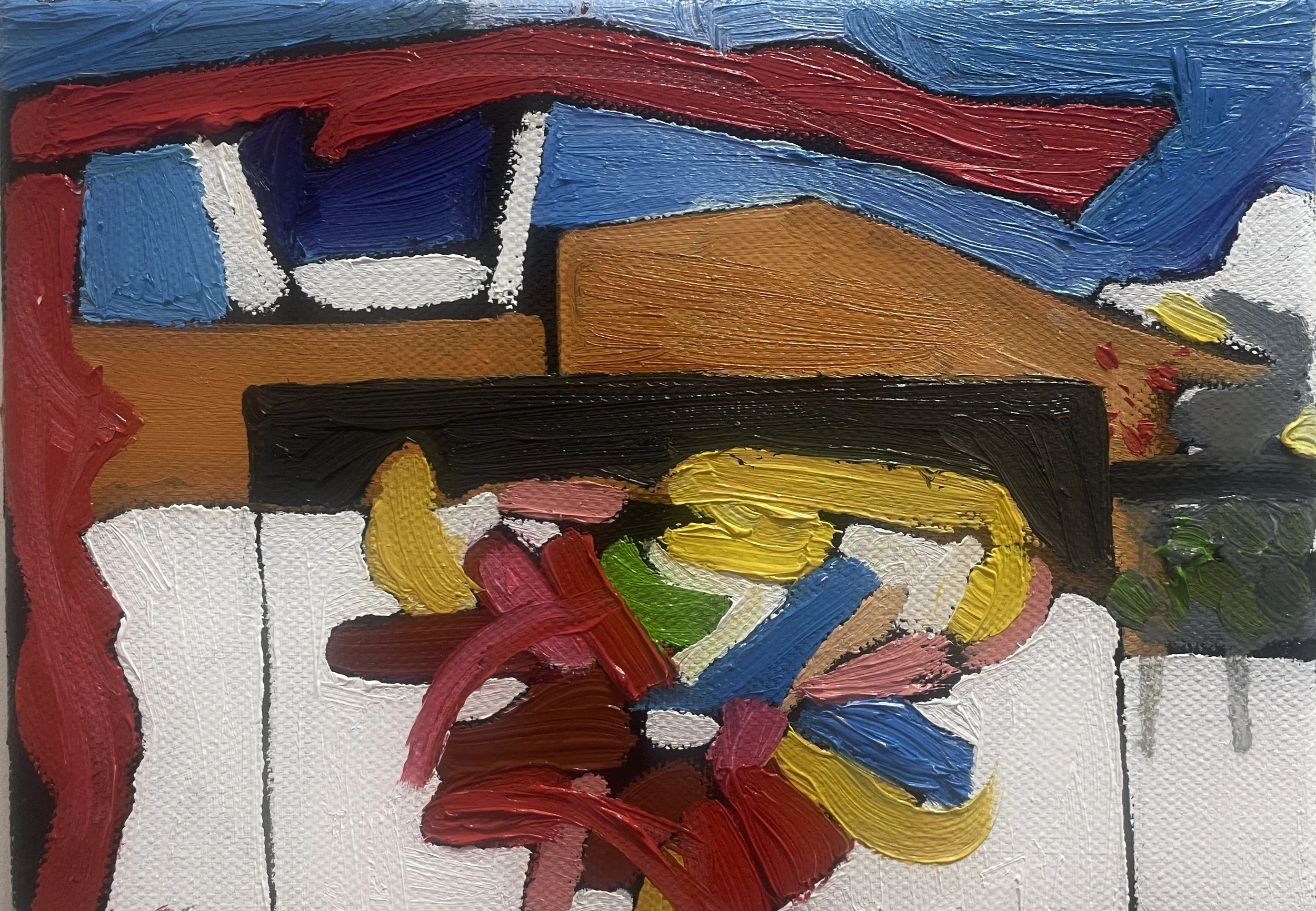 The cup of everlasting life, part I,
oil on canvas, 15 × 21 cm, 2024